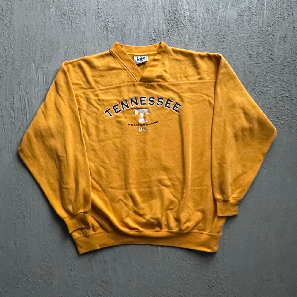 Vintage Tennessee Volunteers NCAA Sweatshirt Men XL Orange 90s Lee Sport
